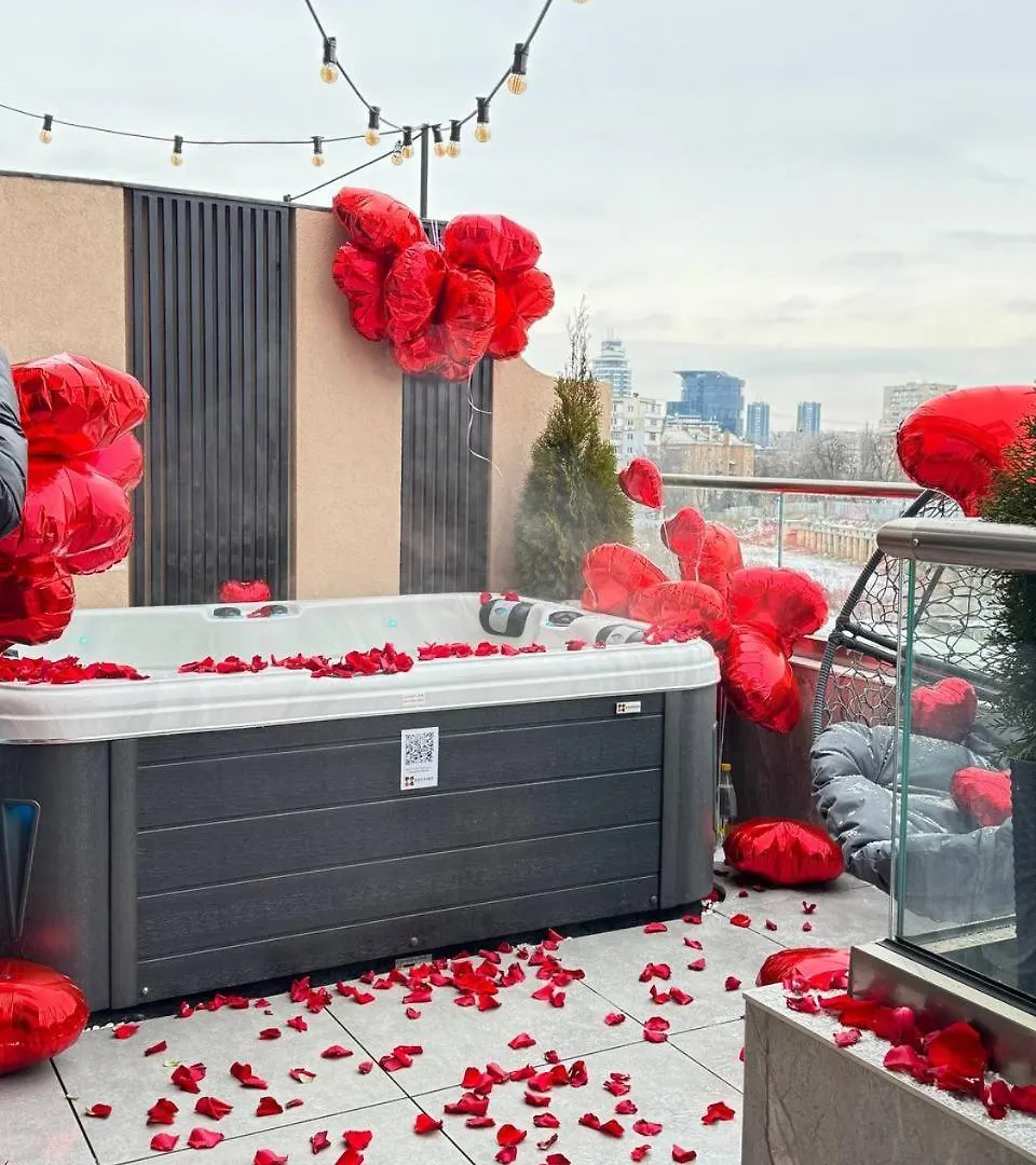 Skyspa Apartments - Апартаменти З Джакузі На Терасі З Видом На Печерськ キエフ 0*,